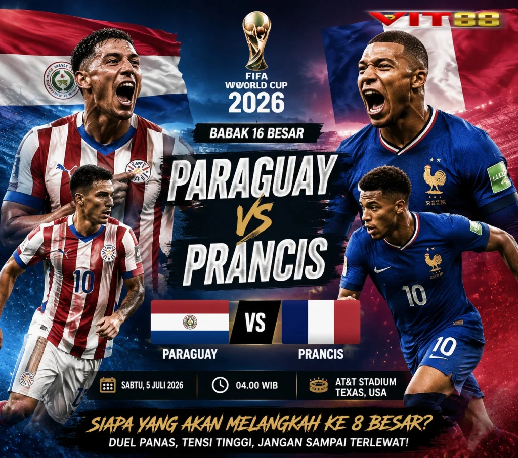 Prediksi Paraguay vs Prancis Piala Dunia 2026 | Analisis, Peluang Menang & Prediksi Skor