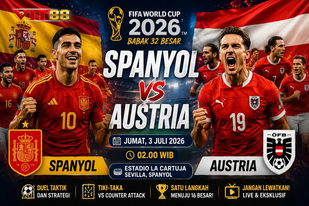 Prediksi Spanyol vs Austria | Piala Dunia 2026