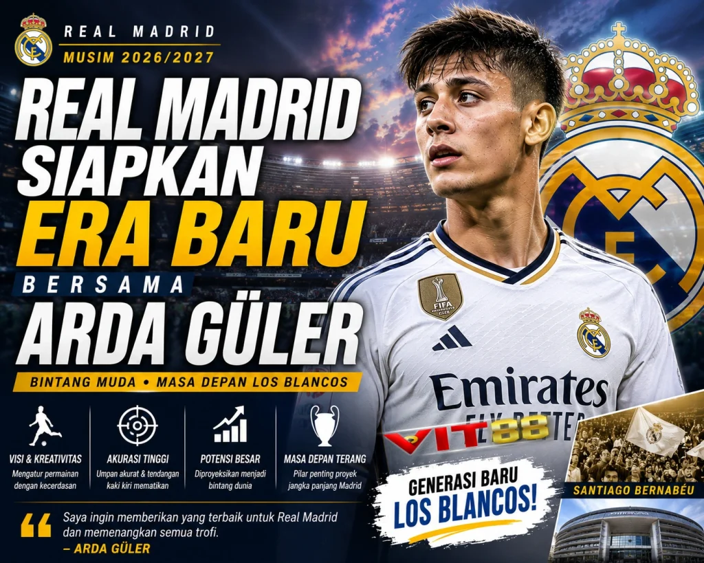 Real Madrid Siapkan Era Baru Bersama Arda Güler