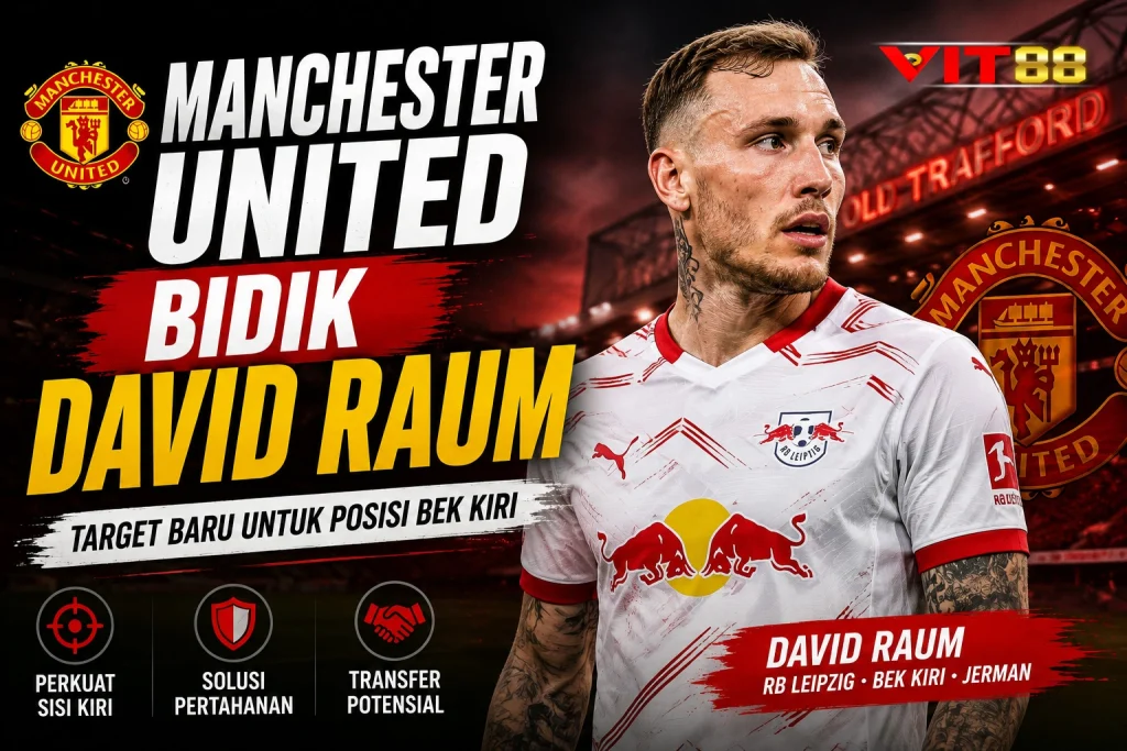 Manchester United Bidik David Raum, Target Baru untuk Posisi Bek Kiri
