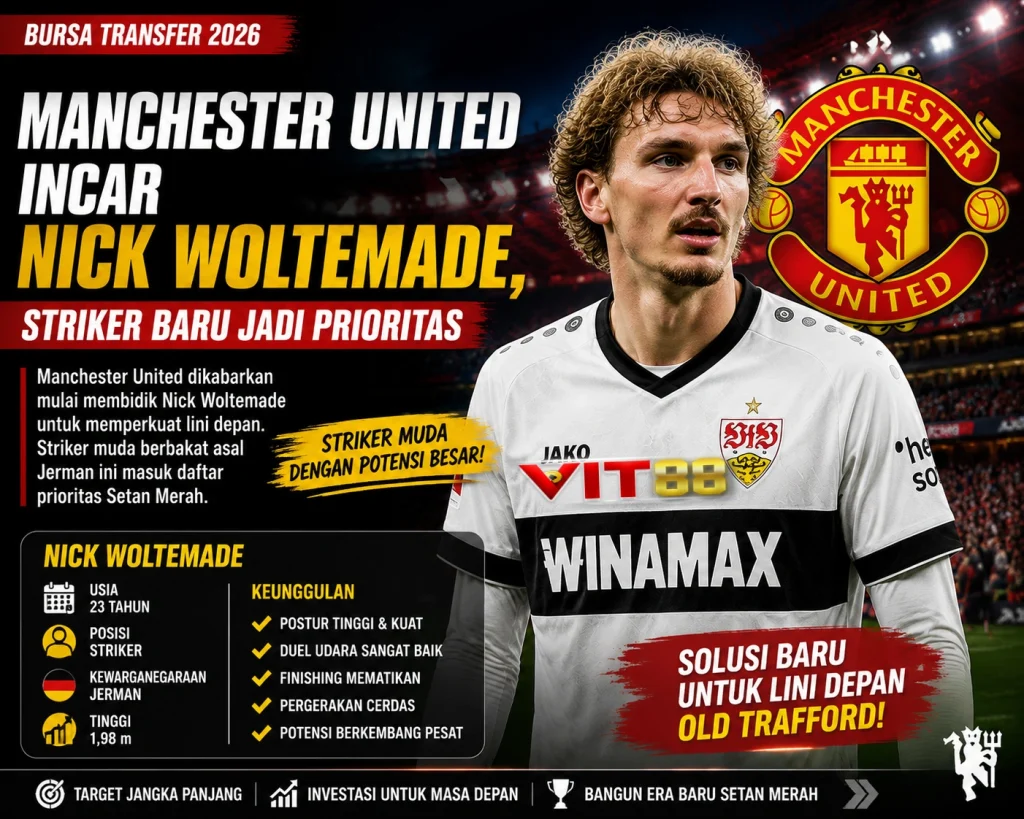 Manchester United Incar Nick Woltemade, Striker Baru Jadi Prioritas Setan Merah