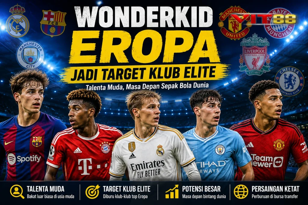 Wonderkid Eropa Jadi Target Klub Elite, Perburuan Talenta Muda Makin Panas