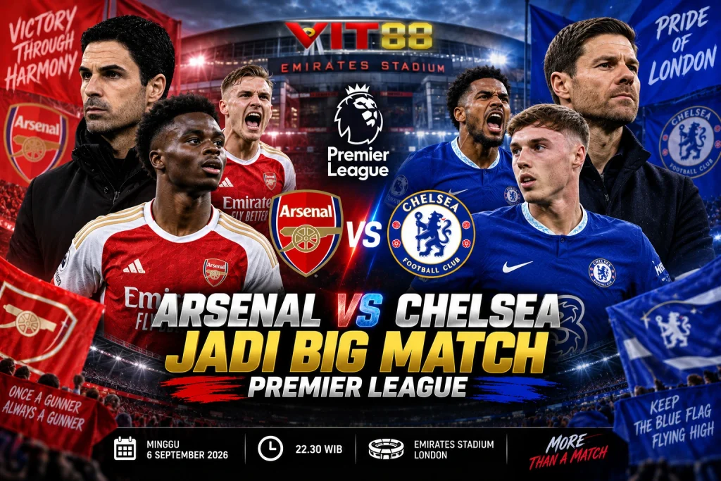 Arsenal vs Chelsea Jadi Big Match Premier League