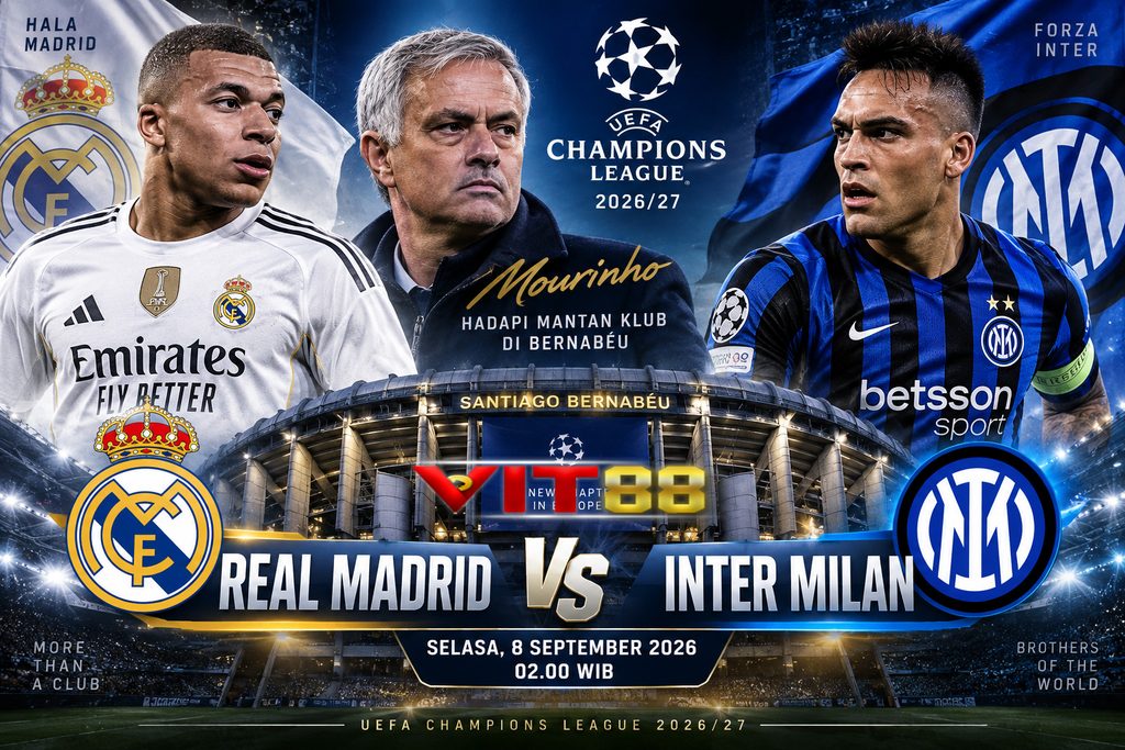 Real Madrid vs Inter Milan: Mourinho Hadapi Mantan Klub di Bernabéu